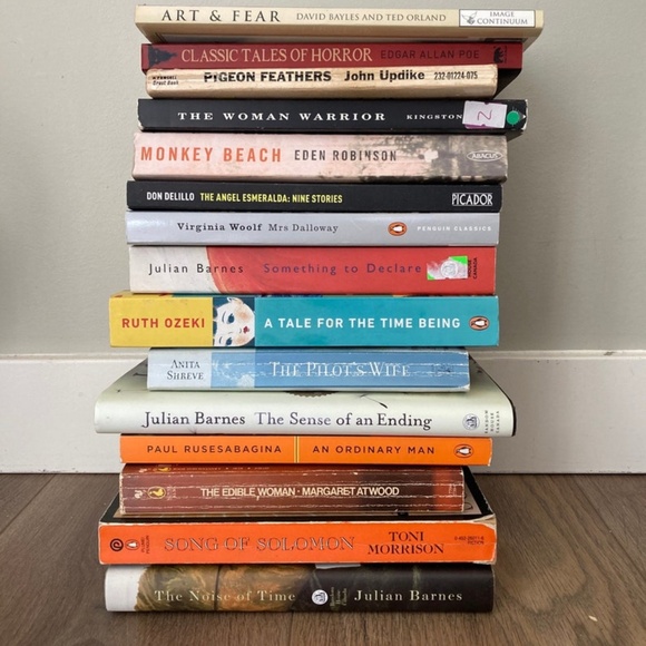 17 Paperback Books | Modern Vintage | Woolf, Updike, Delillo, Poe, Barnes, Ozeki - Picture 2 of 7